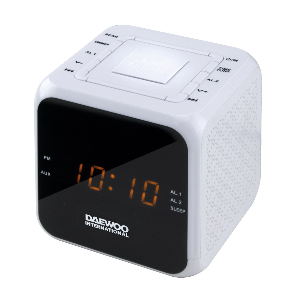 Radio despertador Daewoo DCR-450W Blanco