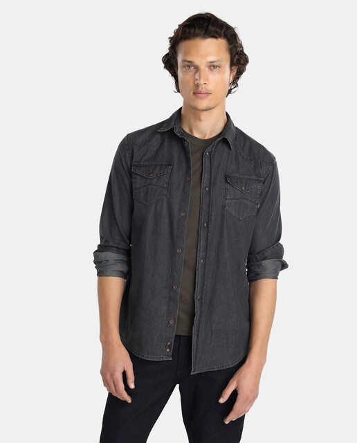 men plain slim jeans