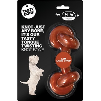 Tasty Bone Brinquedo para Cão Pequeno e Largo de Cordeiro embalagem 1 unidade