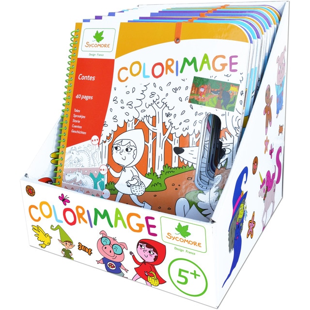 Cuadernos Para Colorear Surtidos Con Asa Para 5+ Años Colorimage
