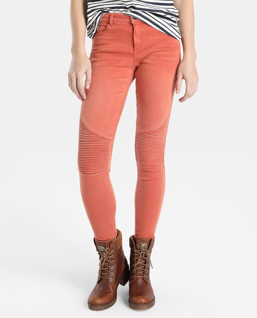 red skinny jeans womens