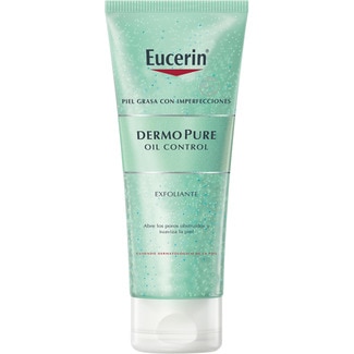 EUCERIN Dermopure Oil Control Exfoliante peeling para la piel sin aceites y con ácido Láctico tubo 100 ml para la piel grasa de la cara y el cuerpo