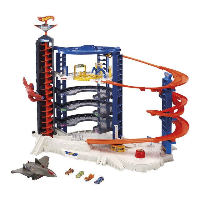 pista hot wheels 6 carriles