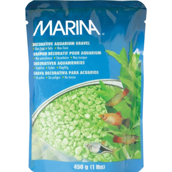 Gravilha Decorativa Verde Limão embalagem 450 g
