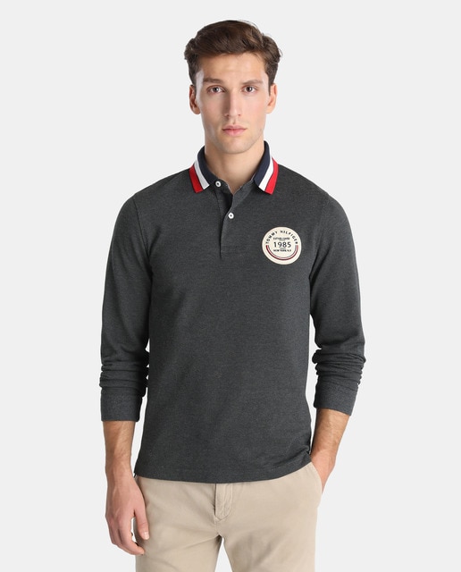 tommy long sleeve polo shirt