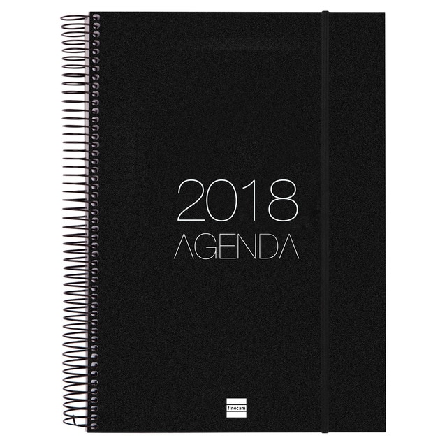 Agenda Espiral Finocam 2025 - 1 Página Por Día, Enero A