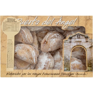 PUERTA DEL ANGEL Teigpasteten aus Blätterteig mit Kürbiskonfitüre hausgemachtes Klostergebäck Karton 500 g