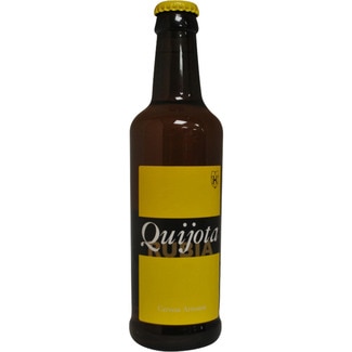 QUIJOTA cerveza rubia artesana de Castilla La Mancha botella 33 cl - Hipercor