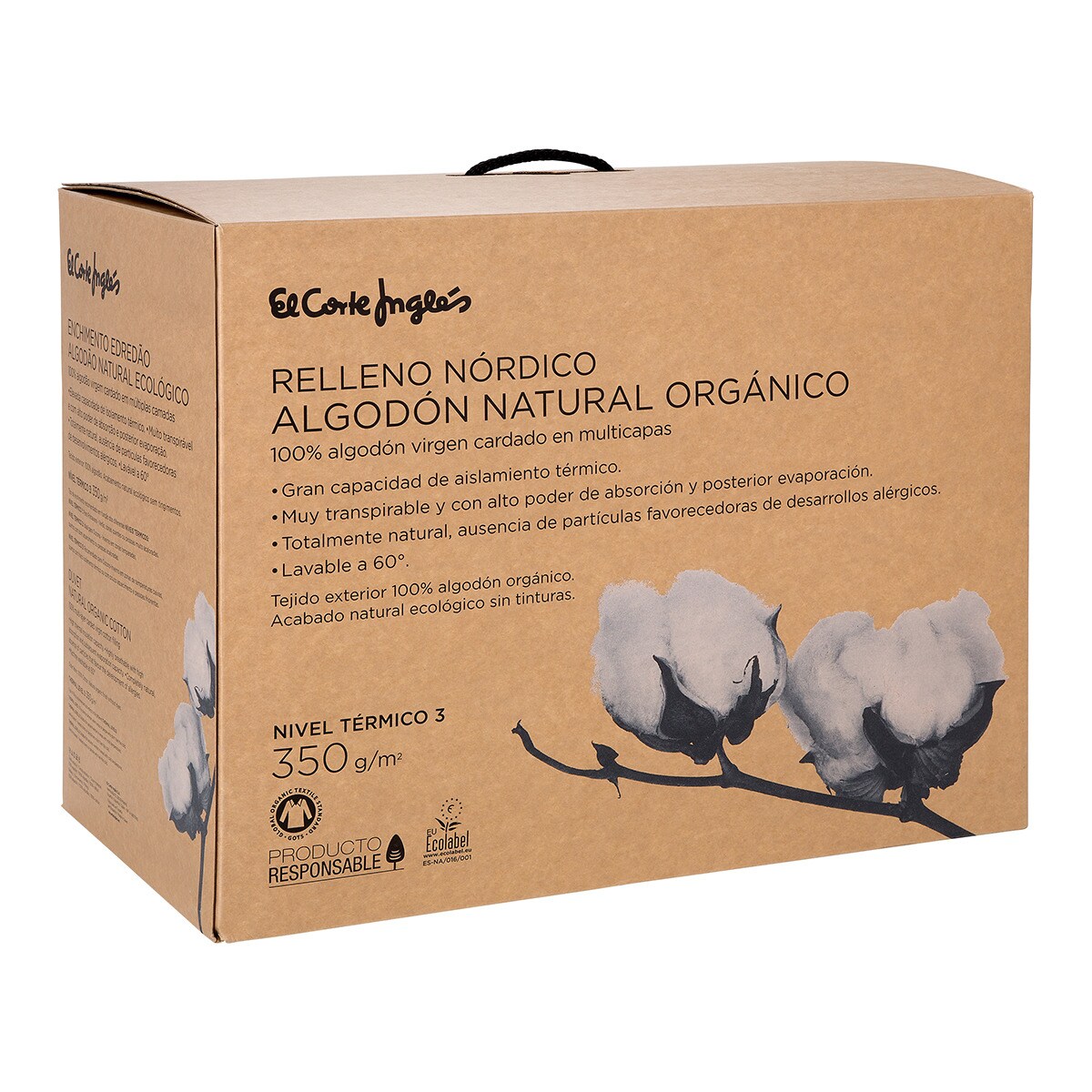 Piumino Cotone Naturale Organico El Corte Inglés Inglés Inglés A23046918 df1c62 Piumino Cotone Naturale Organico El Corte Inglés Inglés Inglés A23046918 df1c62