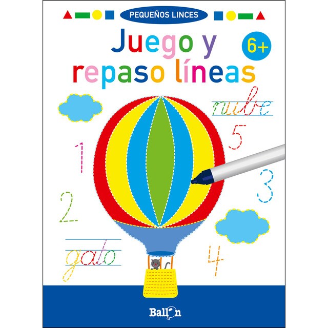 Juego y repaso lineas +6 (Tapa blanda)