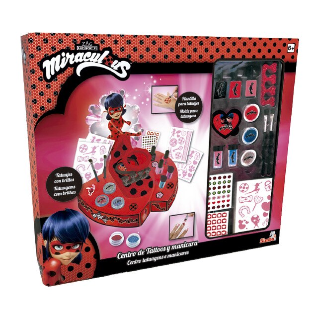 Simba Miraculous De Centro Ladybug Y Manicura Tattoos RScLq354Aj