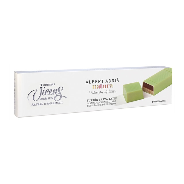 Turrón de tarta tatín Albert Adrià Natura Vicens