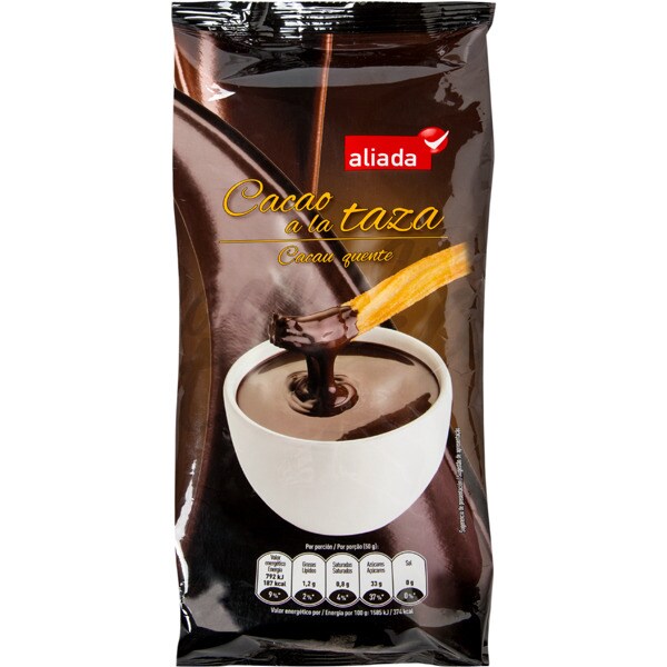 Comprar cacao en polvo a la taza bolsa 400 g · ALIADA · Supermercado El Corte Inglés