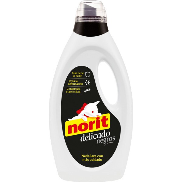 detergente prendas delicadas para ropa negra botella 32 dosis · NORIT