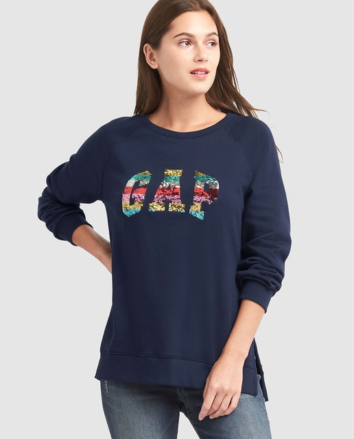 Sudadera de mujer Gap azul marino