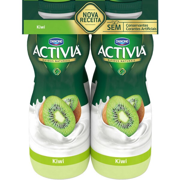 Iogurte Liquido de Kiwi Pack 4 embalagem 160 g · Danone Activia · Supermercado El Corte Inglés