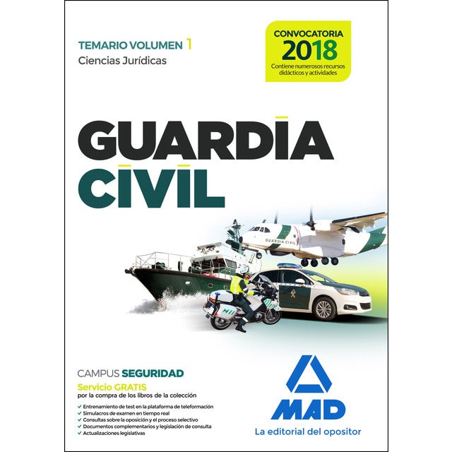 Guardia civil temario para la preparación de oposición. Ciencias jurídicas volumen 1.pdf