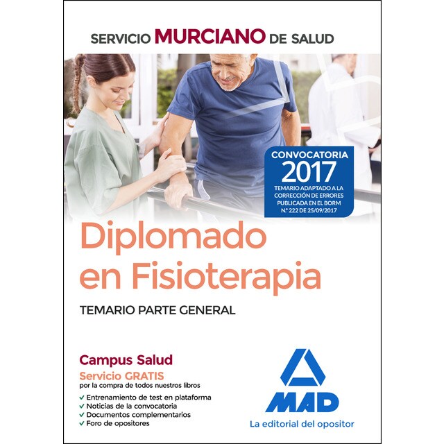 Diplomado en enfermería del servicio murciano de salud. Temario parte general