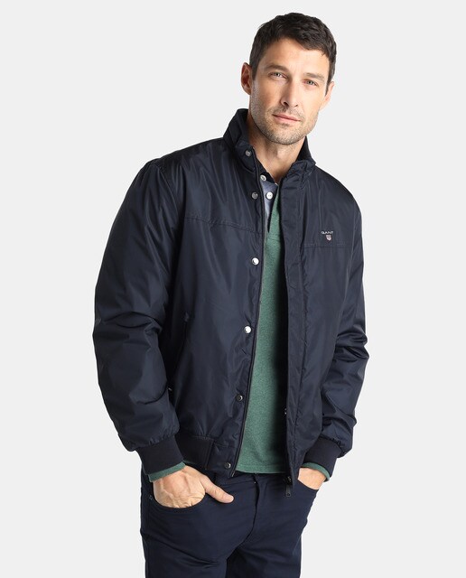Blouson · Deux Inglés Corte Gant El Homme Mode Bleu Poches Oq4nOrRwFx