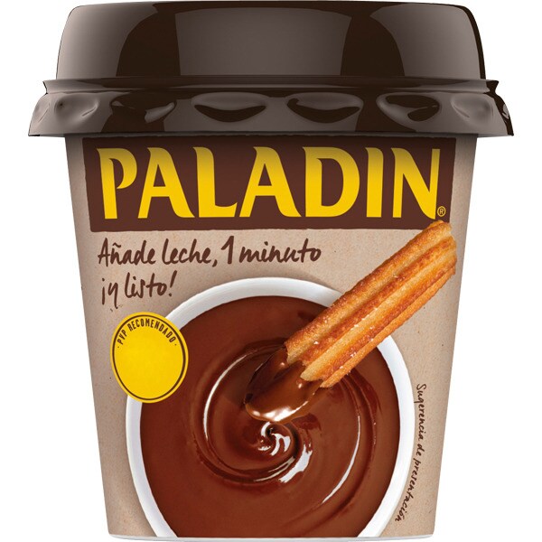 cacao en polvo para hacer chocolate en 1 minuto vaso 33 g · PALADIN