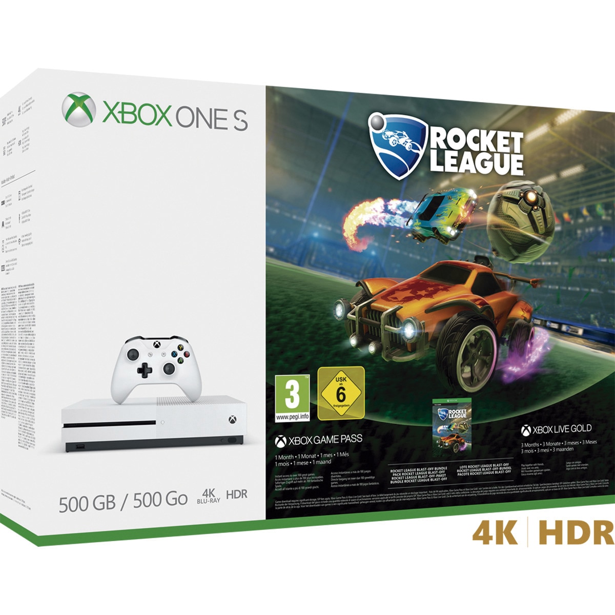 Consola Xbox One S 500 GB + Rocket League