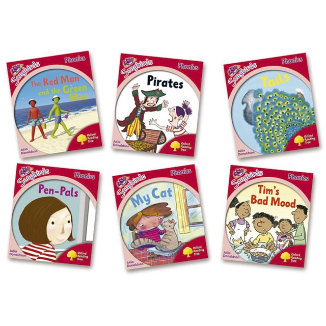 Oxford reading tree songbirds phonics level 4, more stories: mixed pack of 6 (Tapa blanda)