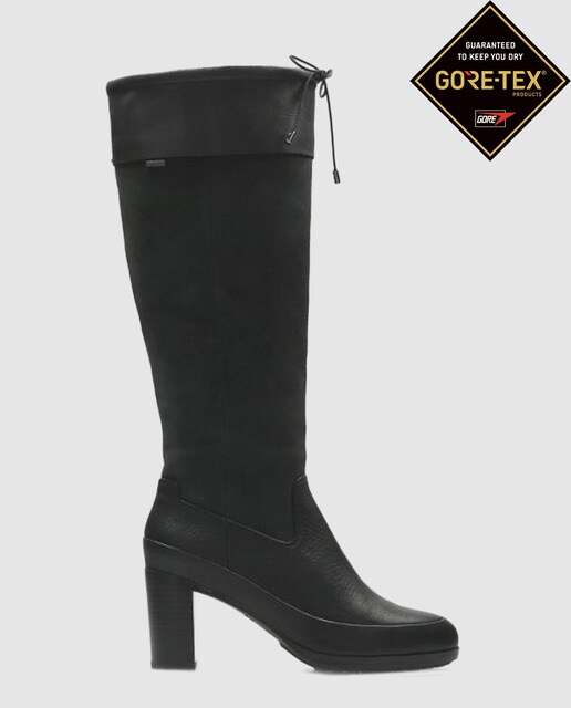 clarks gore tex knee high boots