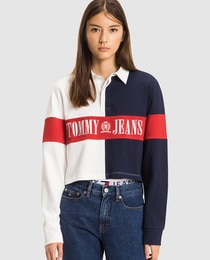 ralph lauren cropped rugby shirt