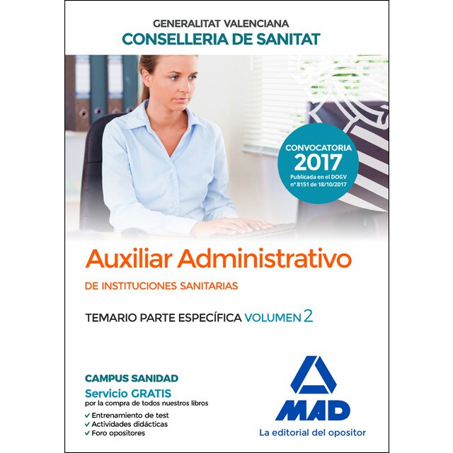 Auxiliar administrativo de la conselleria de sanitat de la generalitat valenciana. Temario parte específica volumen 2.pdf