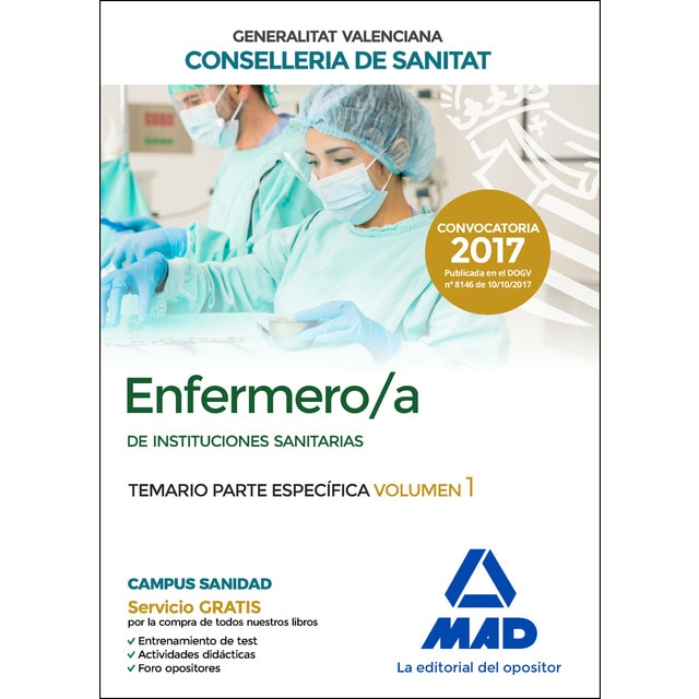 Enfermero/a de instituciones sanitarias de la conselleria de sanitat de la generalitat valenciana. Temario parte específica volumen 1.pdf