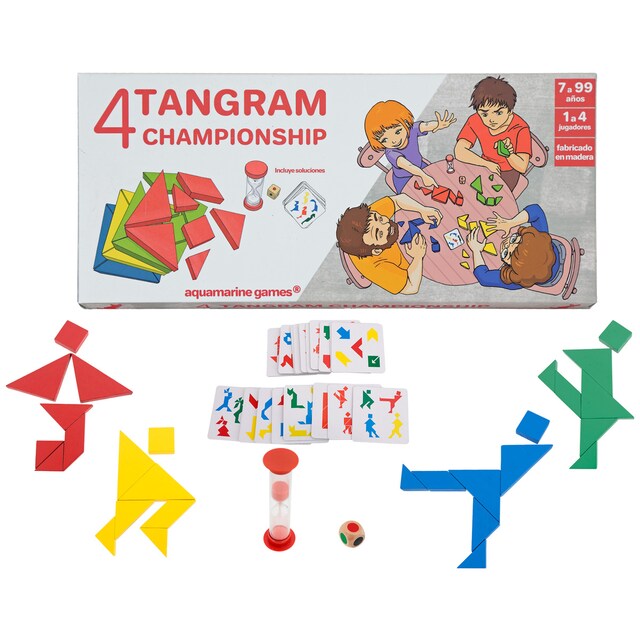 Juego de Mesa Aquamarine Games 4 Tangram Championship