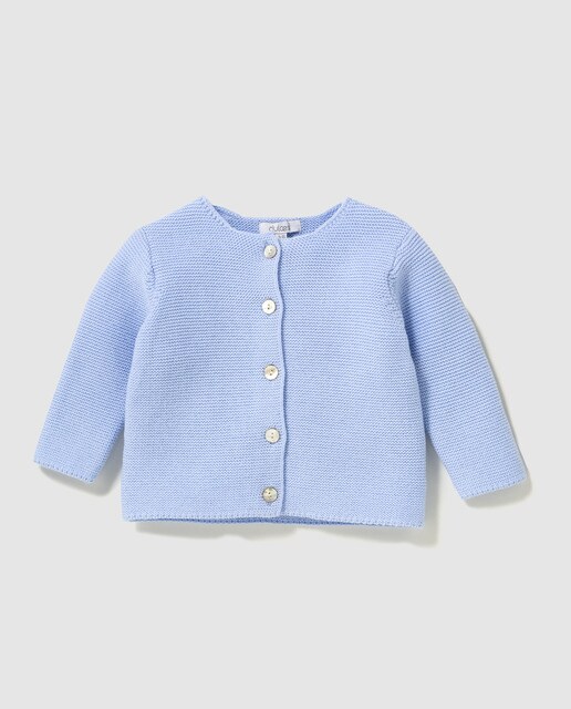 baby boy pale blue cardigan