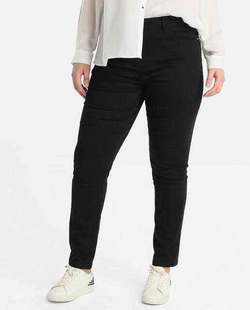 plus size skinny trousers