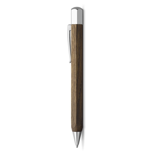 Bolígrafo Ondoro Faber-Castell Roble Ahumado.