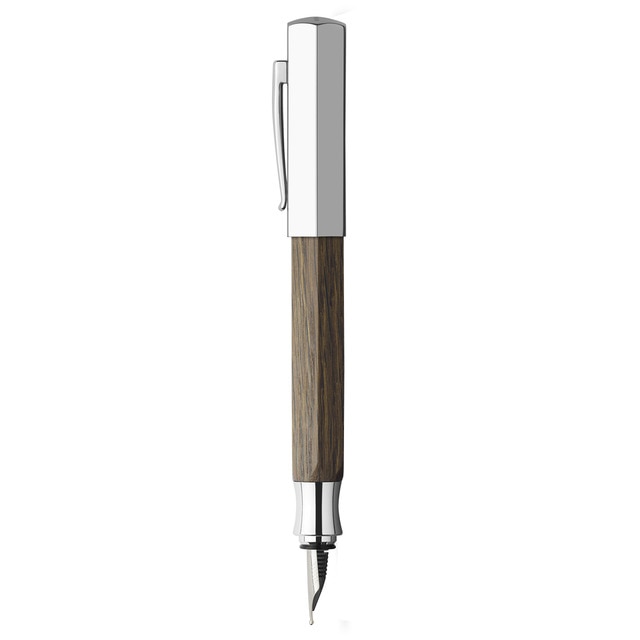 Pluma Estilográfica Ondoro Faber-Castell Roble.