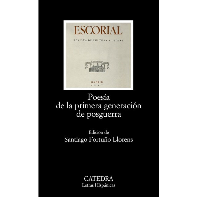 Poesía de la primera generación de posguerra (Tapa blanda)