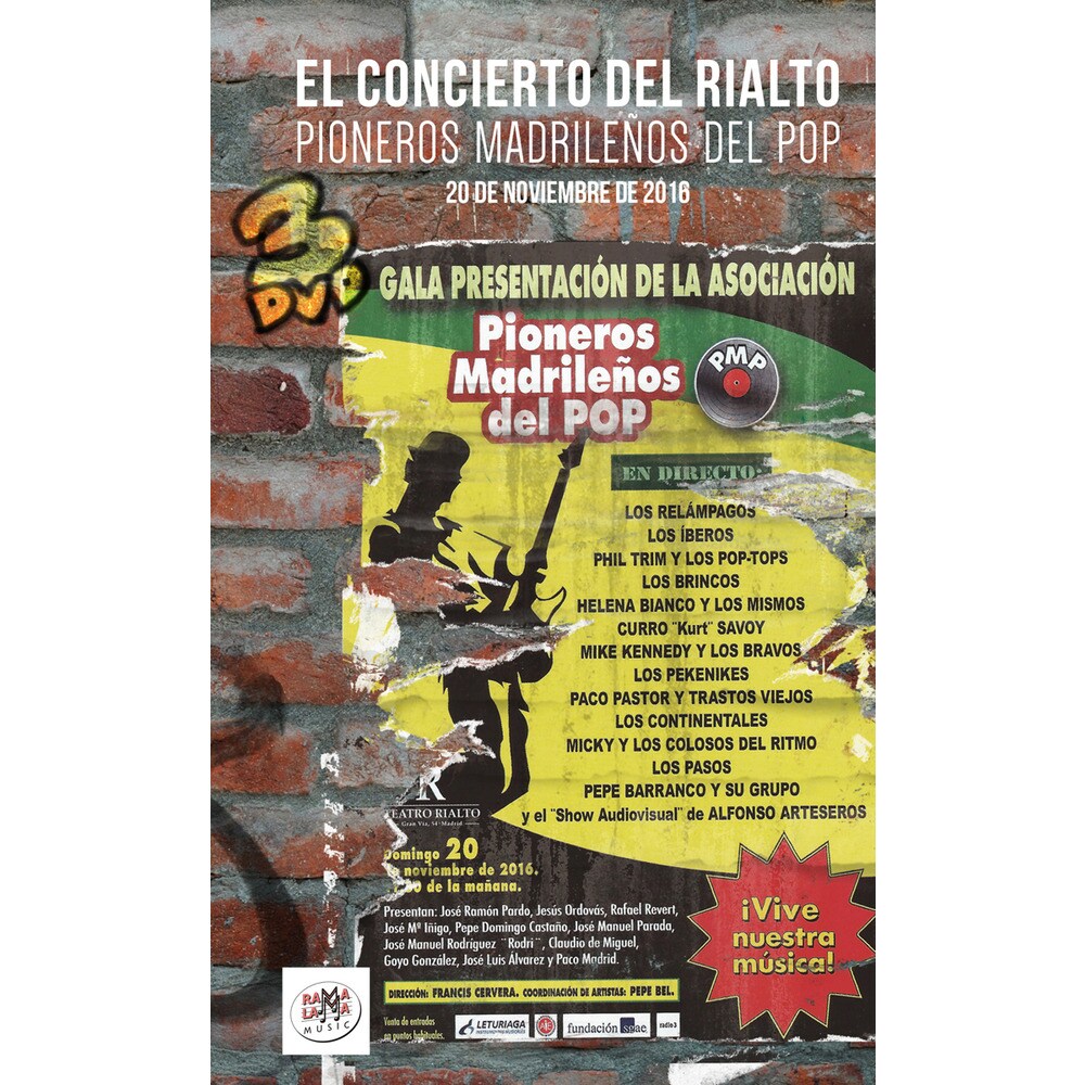 Concierto Del Rialto "Pioneros del Rock Madrileño" (Edición Limitada) (3 DVD)