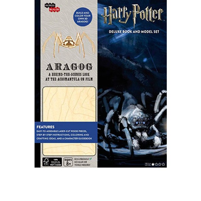 Incredibuilds: harry potter: aragog deluxe book an