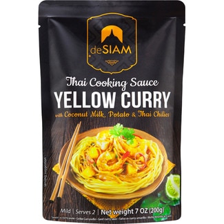 DESIAM salsa de curry amarillo con vegetales sobre 200 g