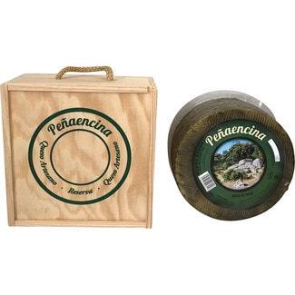 PEÑAENCINA queso viejo de oveja Reserva elaborado con leche cruda caja 2,8 kg