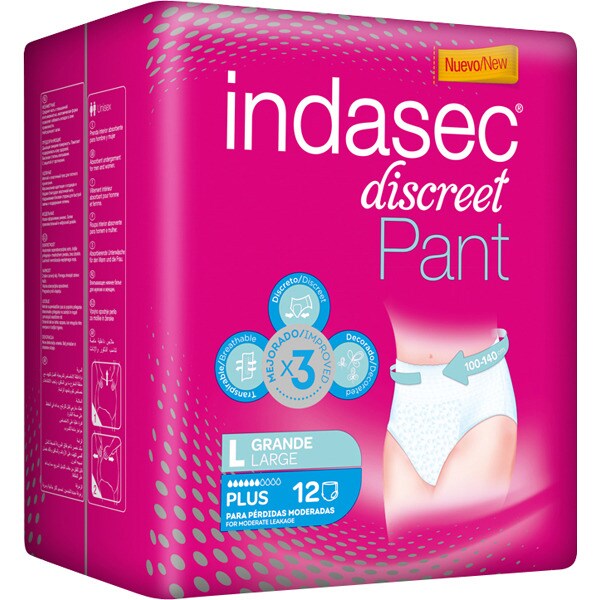 Comprar Discreet Pant braguita de incontinencia plus talla grande 100