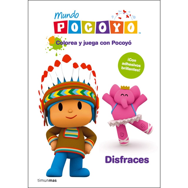 Colorea y juega con pocoyó. Disfraces: Libro de actividades con adhesivos.pdf