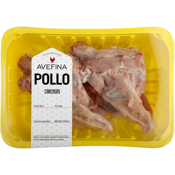 carcasas de pollo