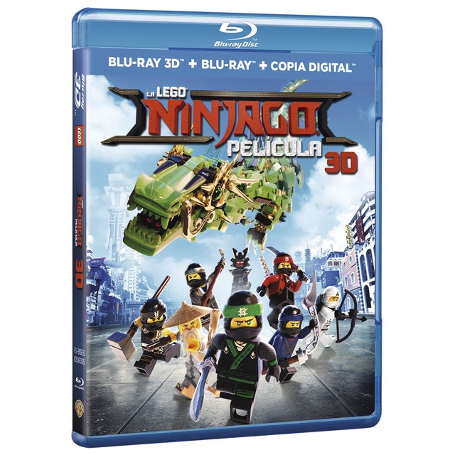 La Lego® Ninjago® película 3D (Blu-Ray + Blu-Ray 3D).