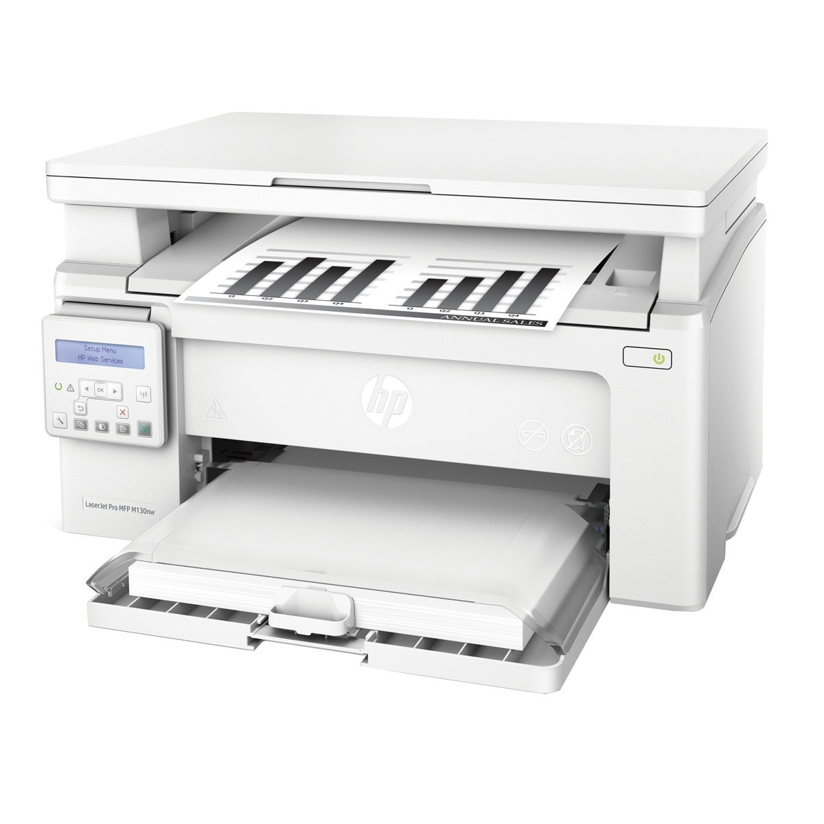 Impresora Multifunción Láser HP LaserJet Pro M130nw, Wi-Fi, Ethernet