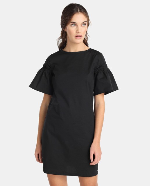 armani exchange black dress