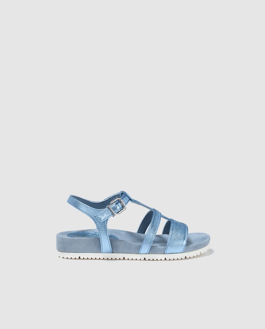 girls blue sandals