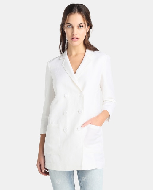 armani white coat