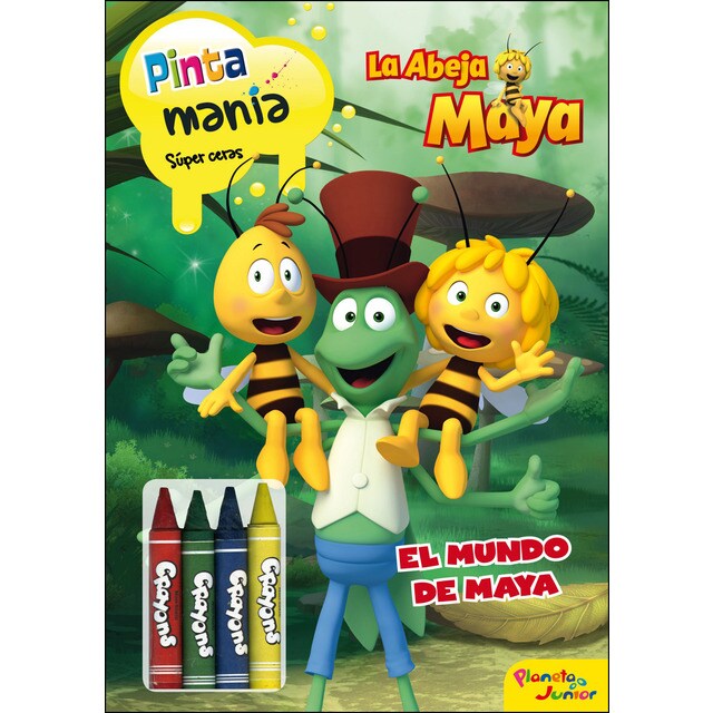 La abeja maya. Pintamanía súper ceras: El mundo de maya.pdf