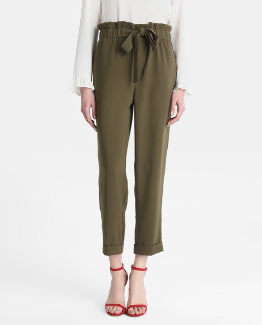 Pantalones Fórmula Joven Joven Ella · Moda · El Corte Inglés · 3 Pantalón fluido de mujer Fórmula Joven con cinturón